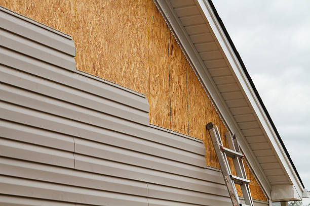 Professional Storm Damage Siding Repair technician working in Willow Springs, IL